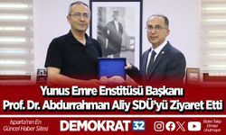 Yunus Emre Enstitüsü Başkanı Prof. Dr. Abdurrahman Aliy Üniversitemizi Ziyaret Etti