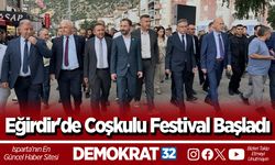 Eğirdir'de Coşkulu Festival Başladı