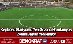 Keçiborlu Stadyumu Yeni Sezona Hazırlanıyor: Zemin Baştan Yenileniyor