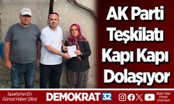 AK Parti Teşkilatı Kapı Kapı Dolaşıyor