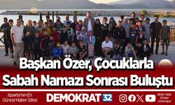 Başkan Özer, Çocuklarla Sabah Namazı Sonrası Buluştu