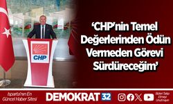 ‘CHP'nin Temel Değerlerinden Ödün Vermeden Görevi Sürdüreceğim’