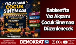 Batıkent'te Yaz Akşamı Çocuk Sineması Düzenlenecek