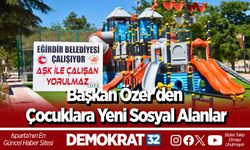 Başkan Özer'den Çocuklara Yeni Sosyal Alanlar
