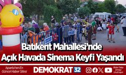 Batıkent Mahallesi’nde açık havada sinema keyfi yaşandı
