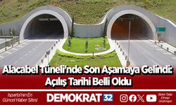Alacabel Tüneli'nde Son Aşamaya Gelindi: Açılış Tarihi Belli Oldu