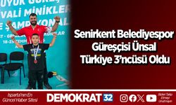 Senirkent Belediyespor Güreşçisi Ünsal Türkiye 3’ncüsü oldu