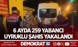 6 Ayda 259 Yabancı Uyruklu Şahıs Yakalandı