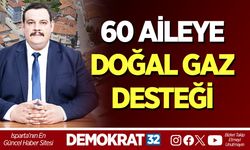 60 Aileye Doğal Gaz Desteği