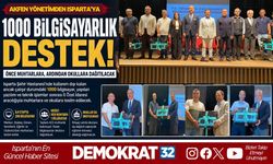 Akfen Yönetiminden Isparta'ya 1000 Bilgisayarlık Destek!