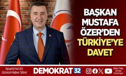 BAŞKAN MUSTAFA ÖZER’DEN TÜRKİYE’YE DAVET