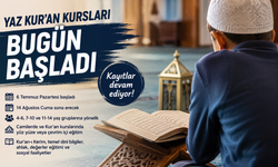 Isparta'da Yaz Kur'an Kursları Bugün Başladı