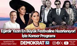 Eğirdir Yazın En Büyük Festivaline Hazırlanıyor! İşte Konser Programı