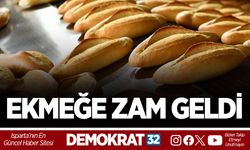 ISPARTA'DA EKMEĞE ZAM GELDİ