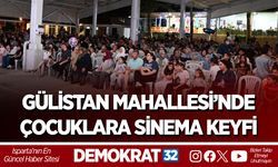 GÜLİSTAN MAHALLESİ’NDE ÇOCUKLARA SİNEMA KEYFİ