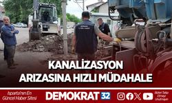 KANALİZASYON ARIZASINA HIZLI MÜDAHALE