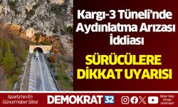 Kargı-3 Tüneli'nde Aydınlatma Arızası İddiası