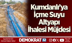 Kumdanlı’ya İçme Suyu Altyapı İhalesi Müjdesi