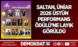 SALTAN, ÜNİAR 2026 ÜSTÜN PERFORMANS ÖDÜLÜ’NE LAYIK GÖRÜLDÜ