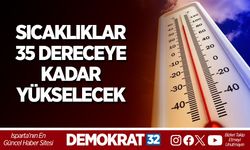 SICAKLIKLAR 35 DERECEYE KADAR YÜKSELECEK