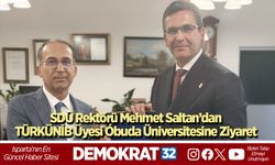 SDÜ Rektörü Mehmet Saltan’dan TÜRKÜNİB Üyesi Óbuda Üniversitesine Ziyaret