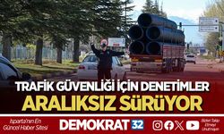 Trafik güvenliği için denetimler aralıksız sürüyor