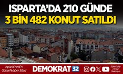 210 GÜNDE 3 BİN 482 KONUT SATILDI