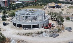 Çünür Tepesi Dönen Restoran Projesi’nde Çalışmalar Sürüyor