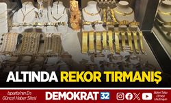 ALTINDA REKOR TIRMANIŞ