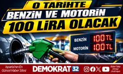 O TARİHTE BİR LİTRE AKARYAKIT 100 LİRA OLACAK