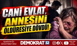 CANİ EVLAT, ANNESİNİ ÖLDÜRESİYE DÖVDÜ!