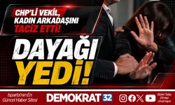 CHP'Lİ VEKİL, KADIN ARKADAŞINI TACİZ ETTİ, DAYAĞI YEDİ