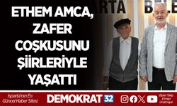 ETHEM AMCA, ZAFER COŞKUSUNU ŞİİRLERİYLE YAŞATTI