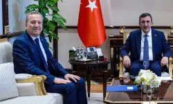 Gökgöz, Cumhurbaşkanı Yardımcısı Yılmaz'ı Ziyaret Etti