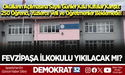 Fevzipaşa İlkokulu Yıkılacak Mı?