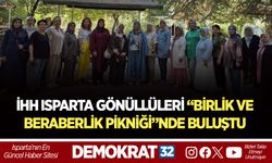İHH ISPARTA GÖNÜLLÜLERİ “BİRLİK VE BERABERLİK PİKNİĞİ”NDE BULUŞTU
