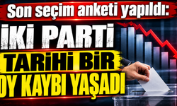 İKİ PARTİ TARİHİ BİR OY KAYBI YAŞADI