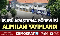 ISUBÜ ARAŞTIRMA GÖREVLİSİ ALIM İLANI YAYIMLANDI