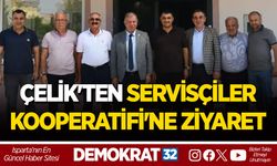 ITSO BAŞKANI METİN ÇELİK'TEN SERVİSÇİLER KOOPERATİFİ'NE ZİYARET