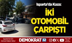 İKİ OTOMOBİL ÇARPIŞTI