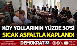 KÖY YOLLARININ YÜZDE 50'Sİ SICAK ASFALTLA KAPLANDI