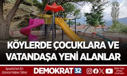 KÖYLERDE ÇOCUKLARA VE VATANDAŞA YENİ ALANLAR