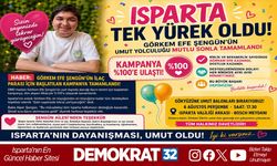 GÖRKEM EFE ŞENGÜN’ÜN UMUT YOLCULUĞU MUTLU SONLA TAMAMLANDI