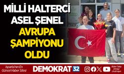 MİLLİ HALTERCİ ASEL ŞENEL AVRUPA ŞAMPİYONU OLDU