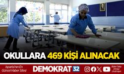 OKULLARA 469 KİŞİ ALINACAK