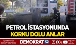 PETROL İSTASYONUNDA KORKU DOLU ANLAR