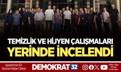 SDÜ HASTANESİNDE TEMİZLİK VE HİJYEN ÇALIŞMALARI YERİNDE İNCELENDİ