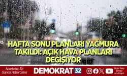 HAFTA SONU PLANLARI YAĞMURA TAKILDI: AÇIK HAVA PLANLARI DEĞİŞİYOR
