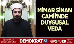 MİMAR SİNAN CAMİİ'NDE DUYGUSAL VEDA