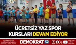 ÜCRETSİZ YAZ SPOR KURSLARI DEVAM EDİYOR